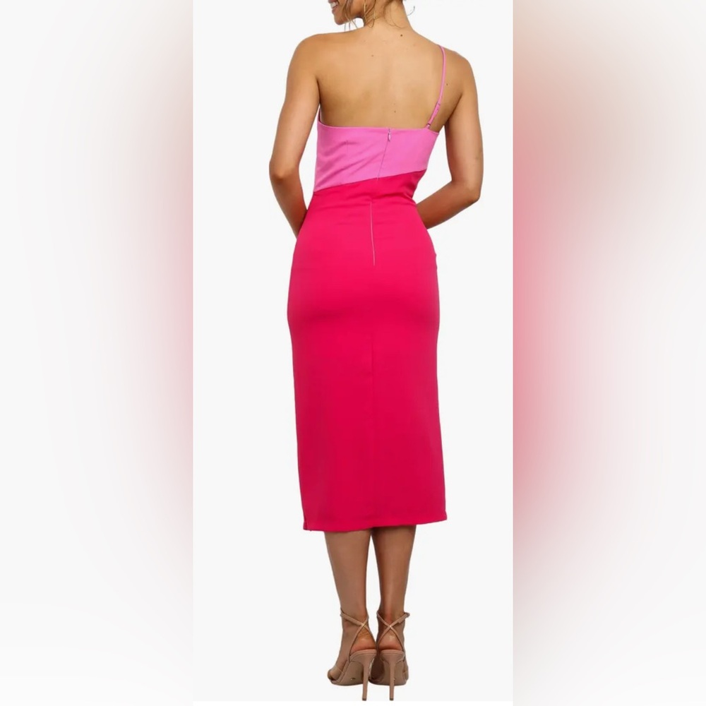 Xiomar One-Shoulder Midi Dress petal+ pub